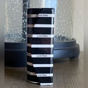 Lancome Lipstick Holder Case With Mirror Black White Stripe Vintage